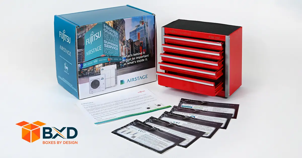 How Boxes by Design (BxD) Helped A Major HVAC Manufacturer Deliver a Powerful Brand Message to Distributors Nationwide
